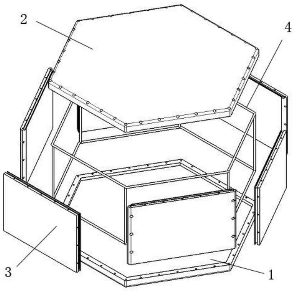 Fuel cell sealing box and assembling method