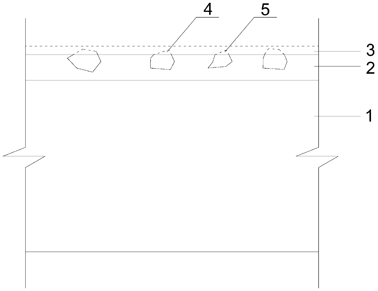 Light emitting road surface and preparation method thereof