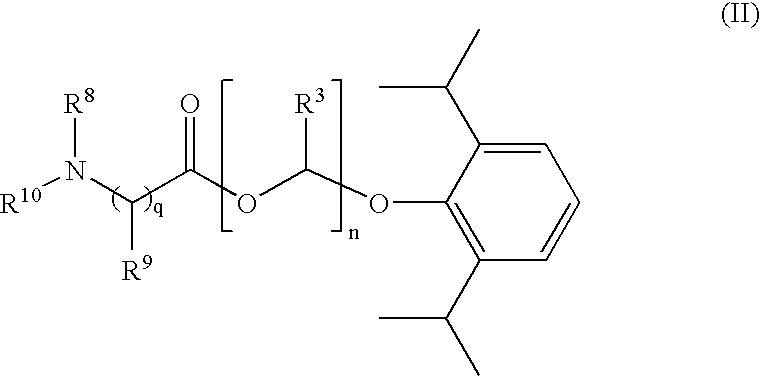 Amino acid derived prodrugs of propofol, compositions and uses thereof