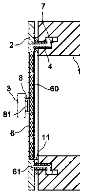 Sealing-door oven