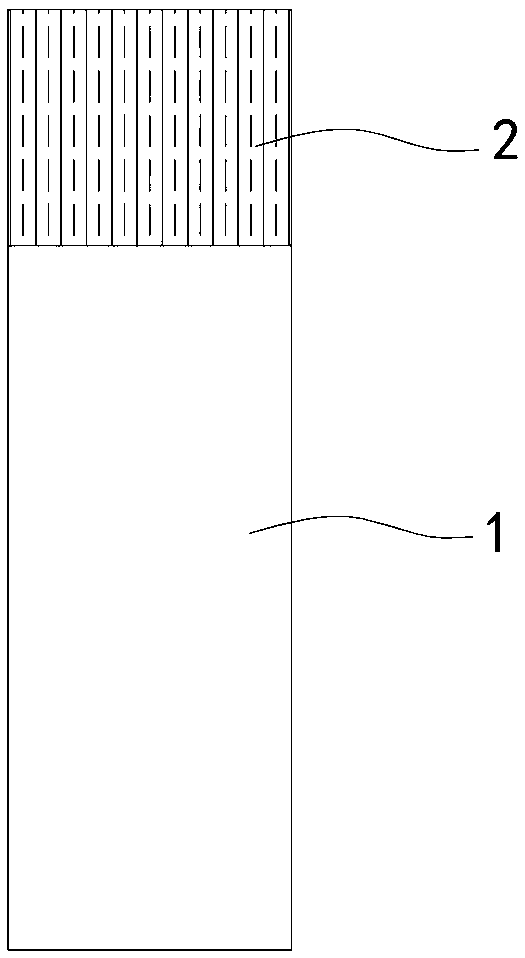 Non-tobacco composition, variable smoke amount tobacco bar, preparation and application method thereof