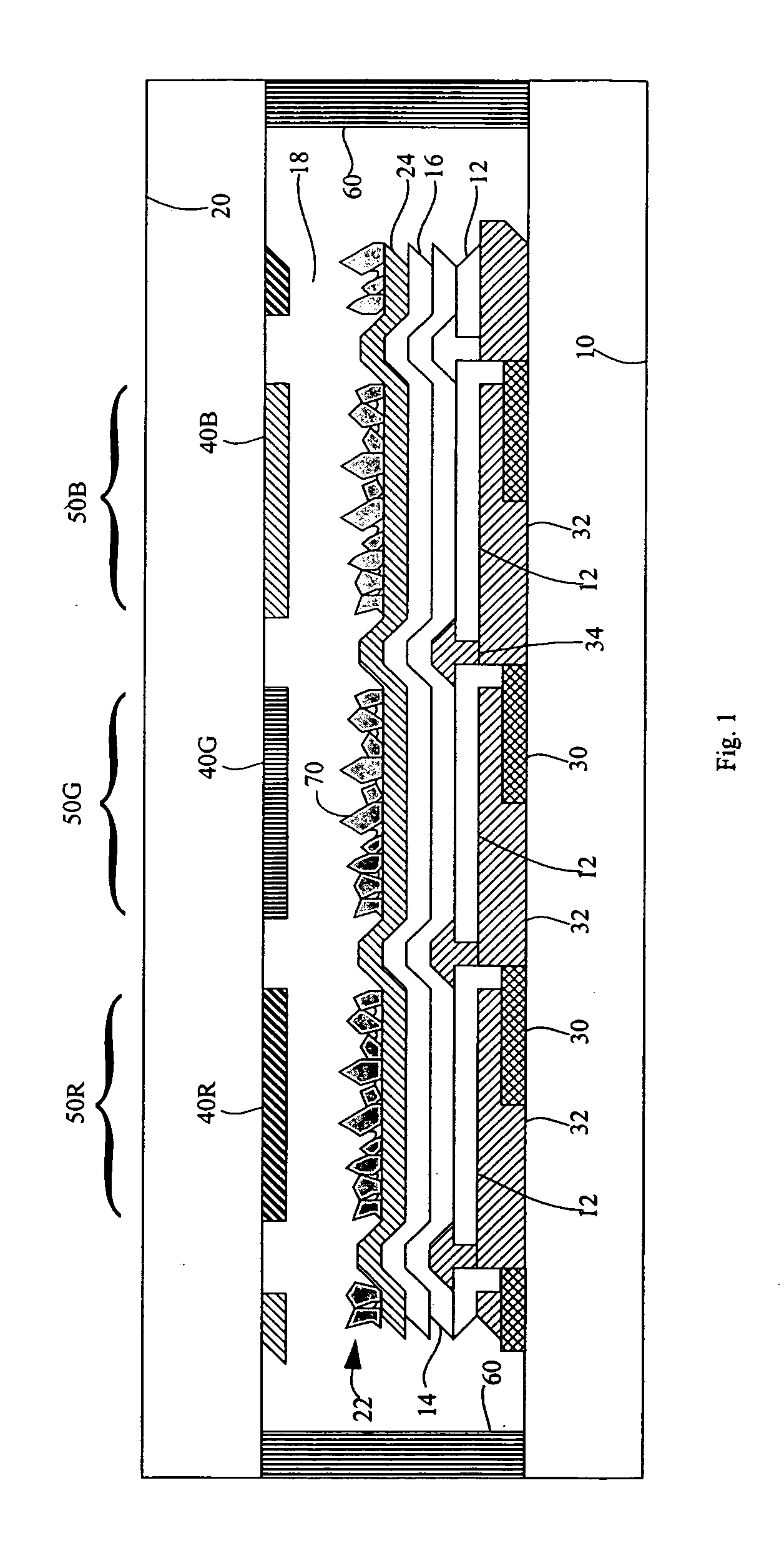 OLED device having improved light output