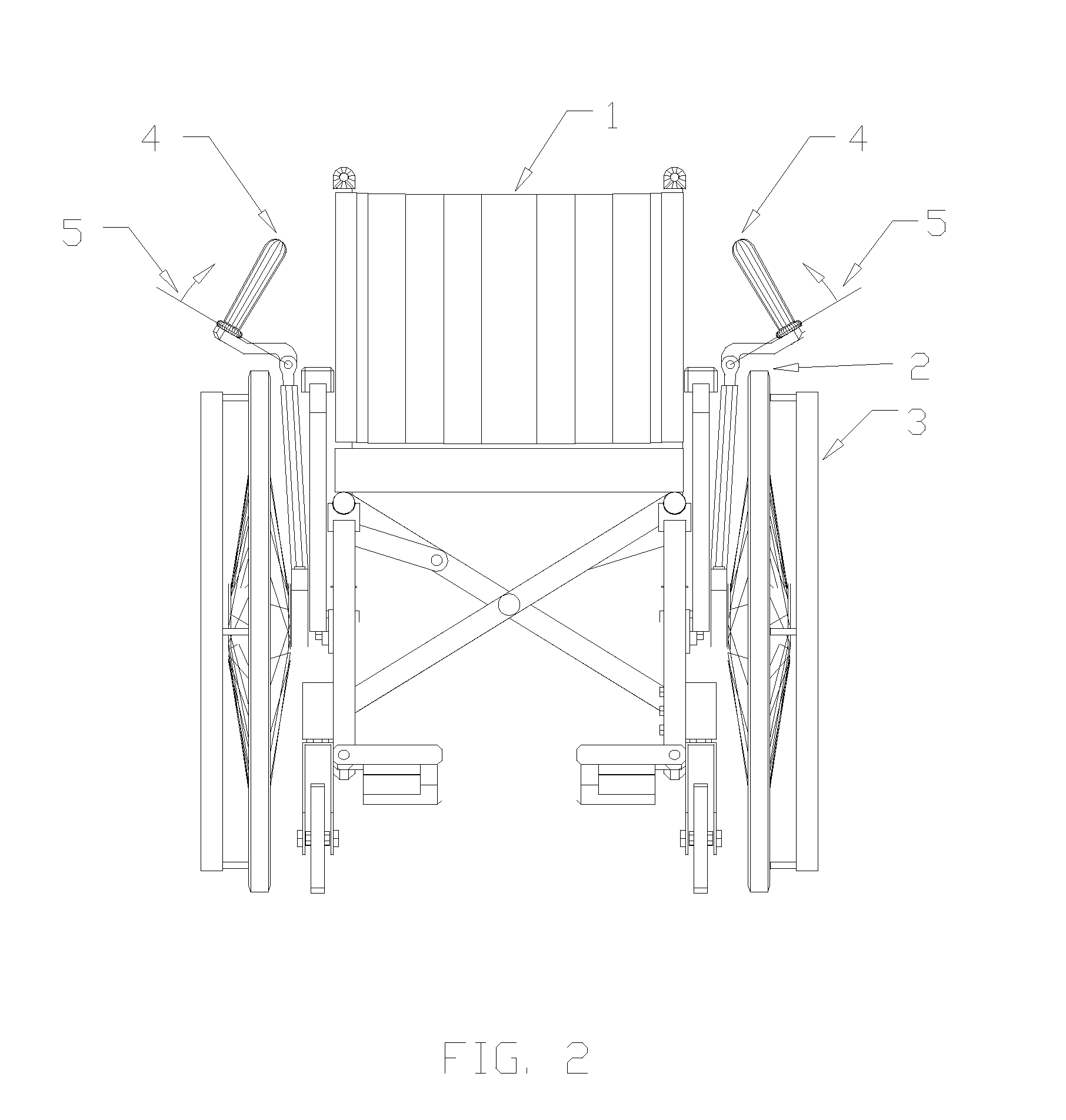 Wheelchair Lever Drive System