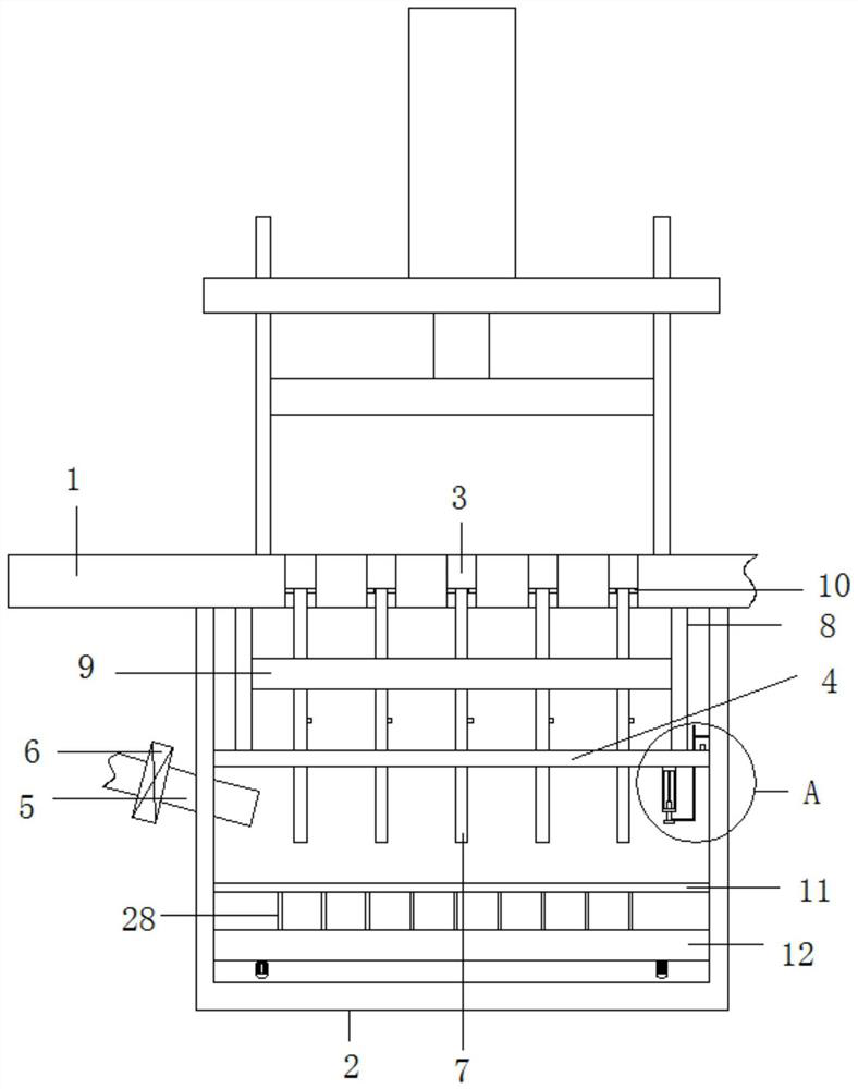 Multi-step powder accurate adjusting device of mechanical press