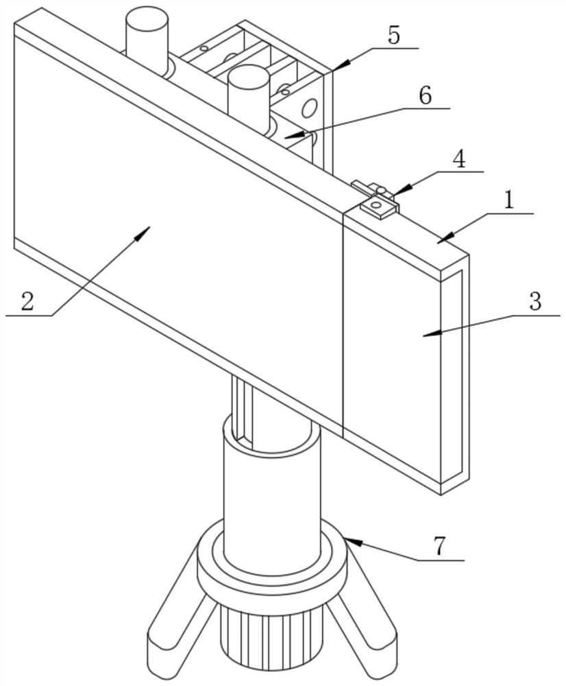 Multi-angle automatic steering display screen based on telemedicine