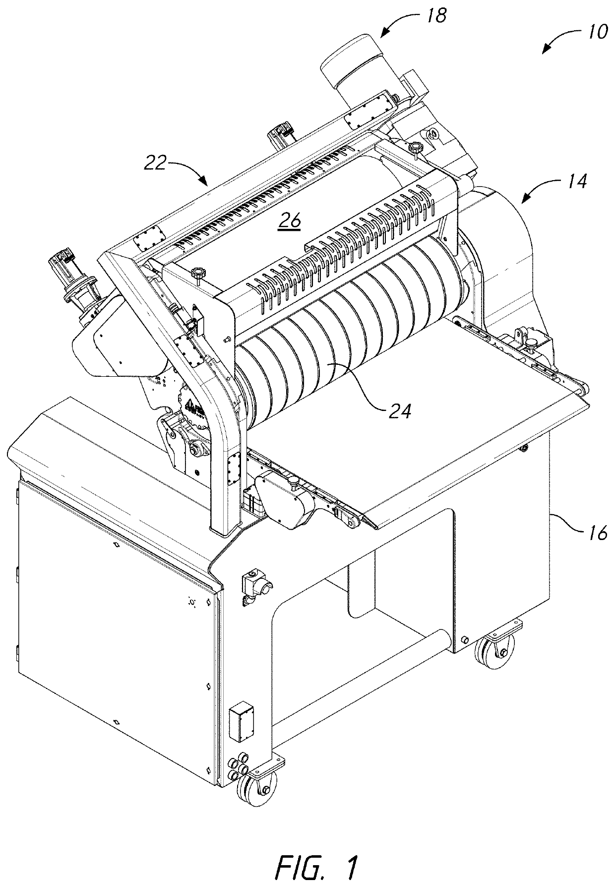 Sheeter with reinforced stripper wire mount