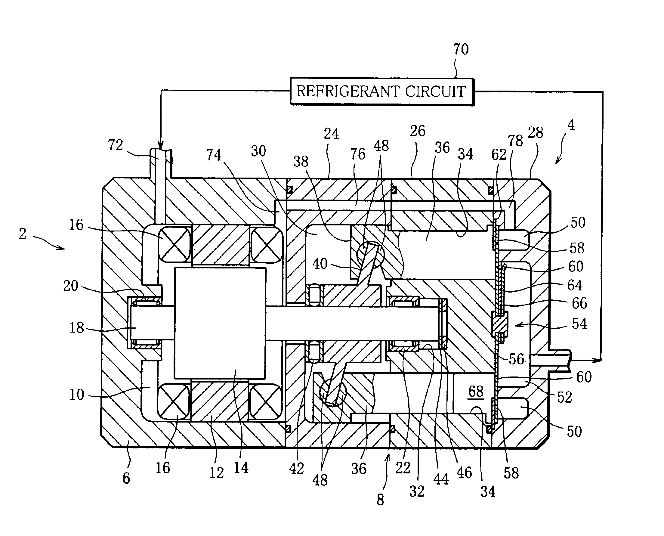 Motor-driven compressor