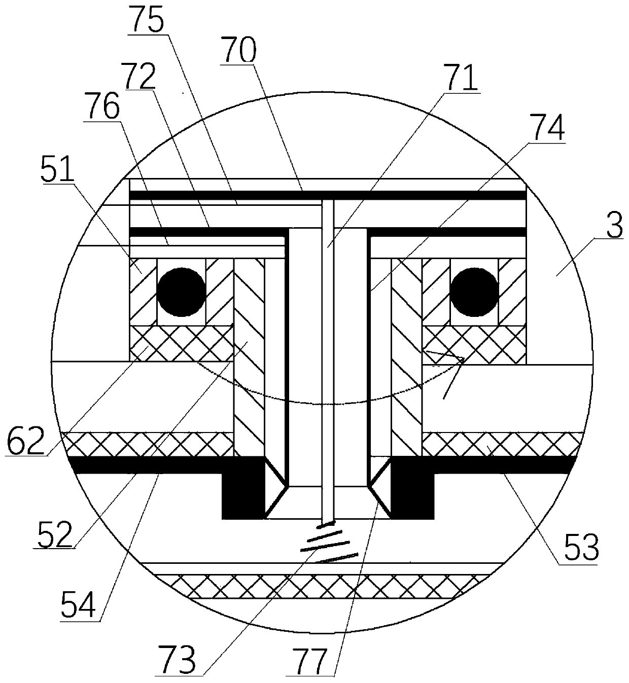 Electromagnetic-friction power generation water flow power generation device