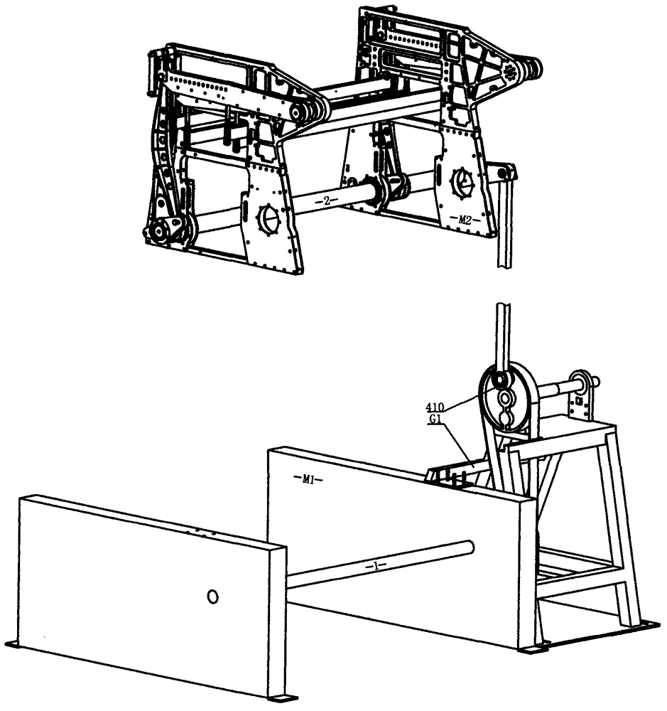 Power Transmission Device of Jacquard Loom