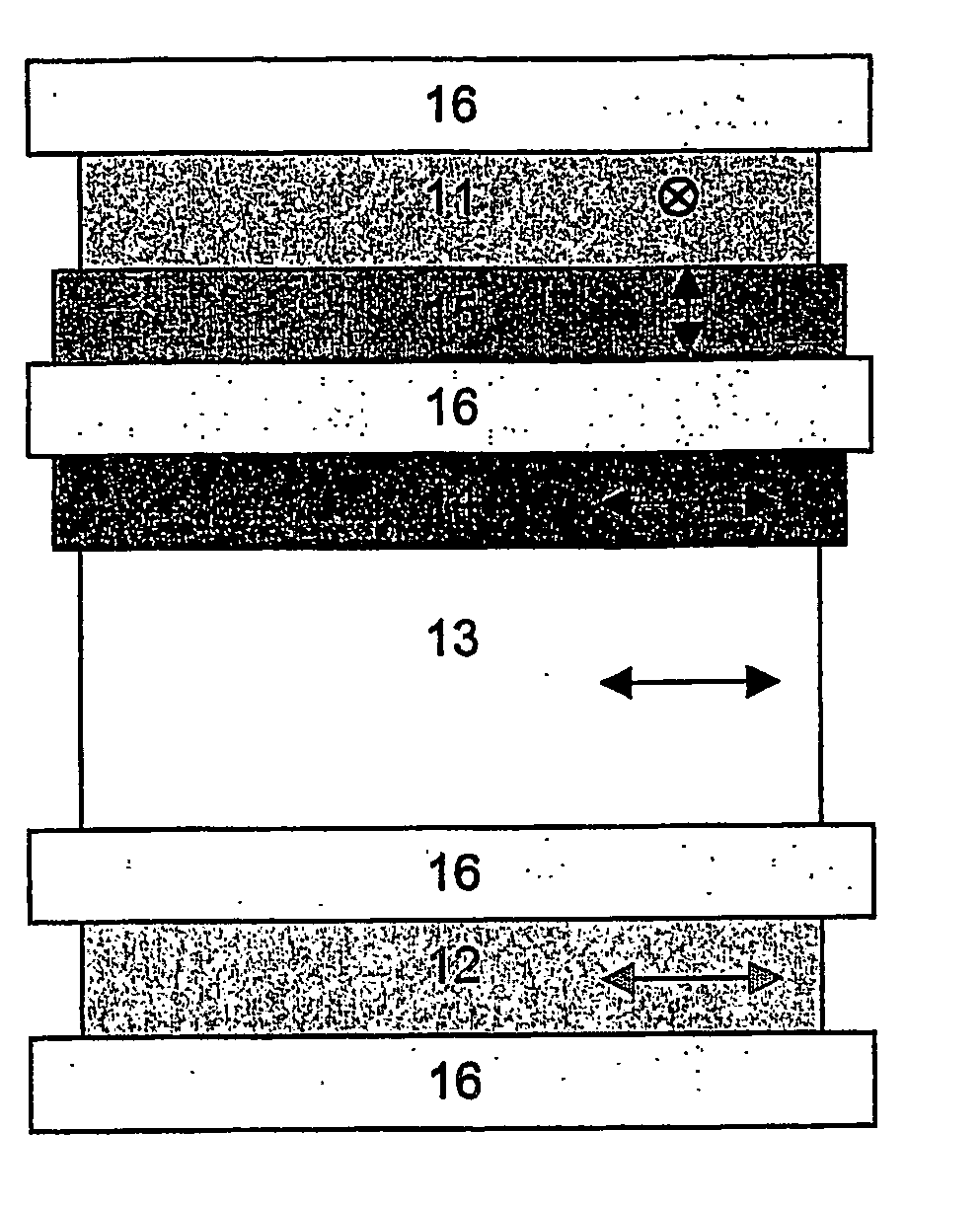 Compensated lcd of the ips mode