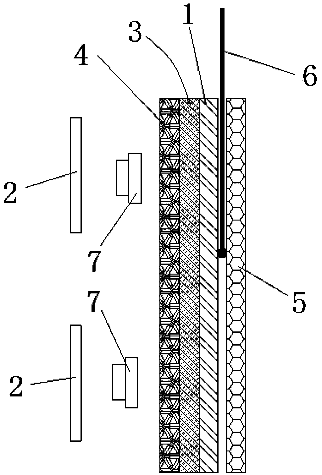 Infrared lamp array heat-flow density calibration device and calibration method