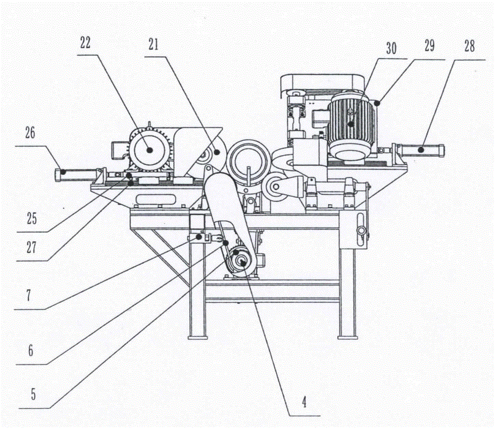 Steel seamless gas cylinder outer surface grinding machine