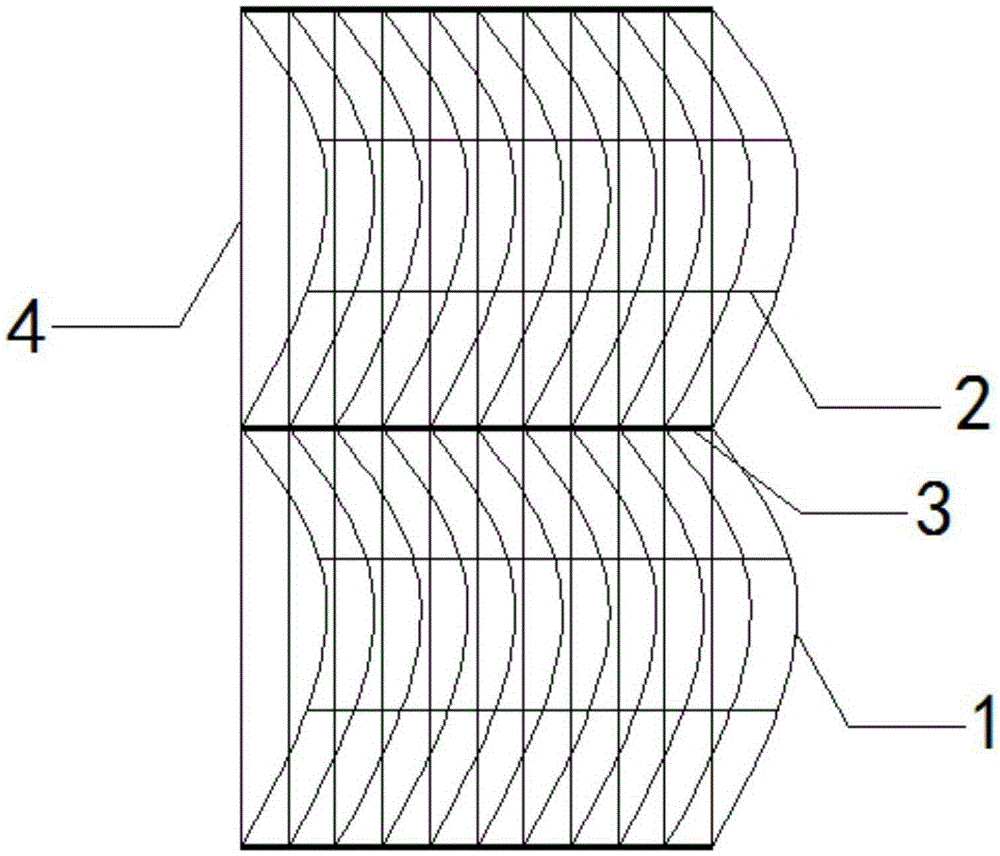 High-strength weft insertion-warp knitting base cloth