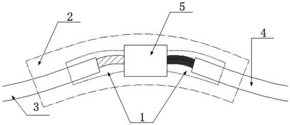 A kind of wire transfer insulation treatment structure for Hall thruster