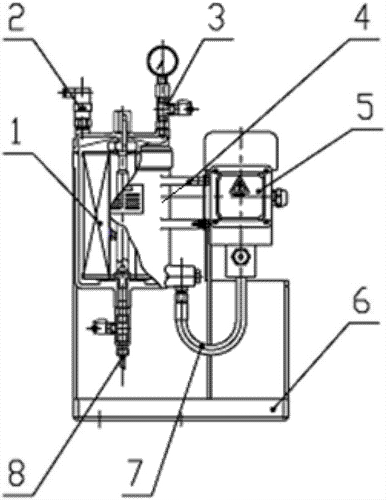 Bypass fine filtering device with high pollutant carrying capacity and working method of bypass fine filtering device