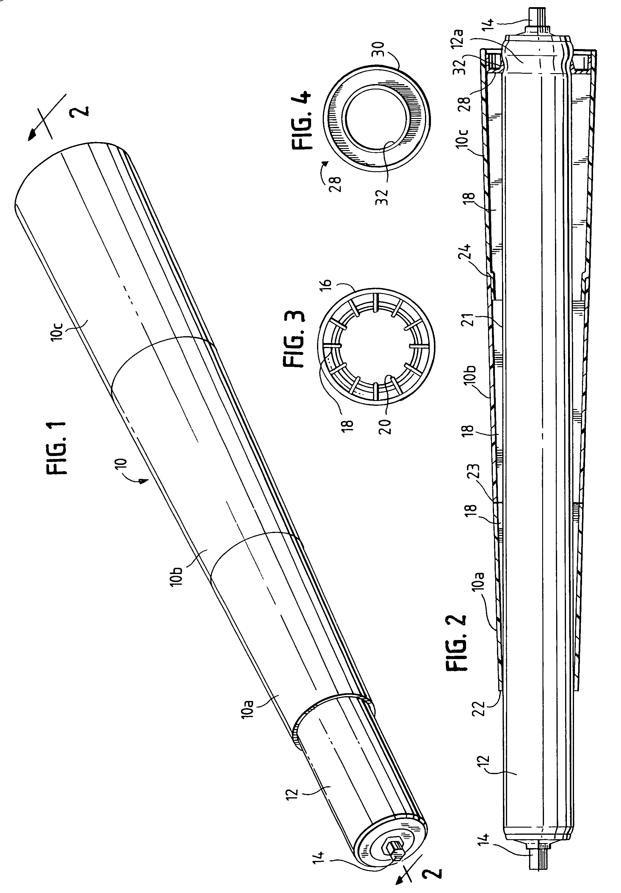 Taper sleeve for conveyor roller