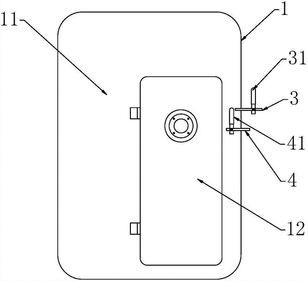 A power-off protection system of a hypobaric chamber