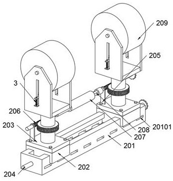 A large-scale rotating body steel casting transport cleaning and displacement tooling