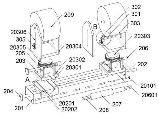 A large-scale rotating body steel casting transport cleaning and displacement tooling