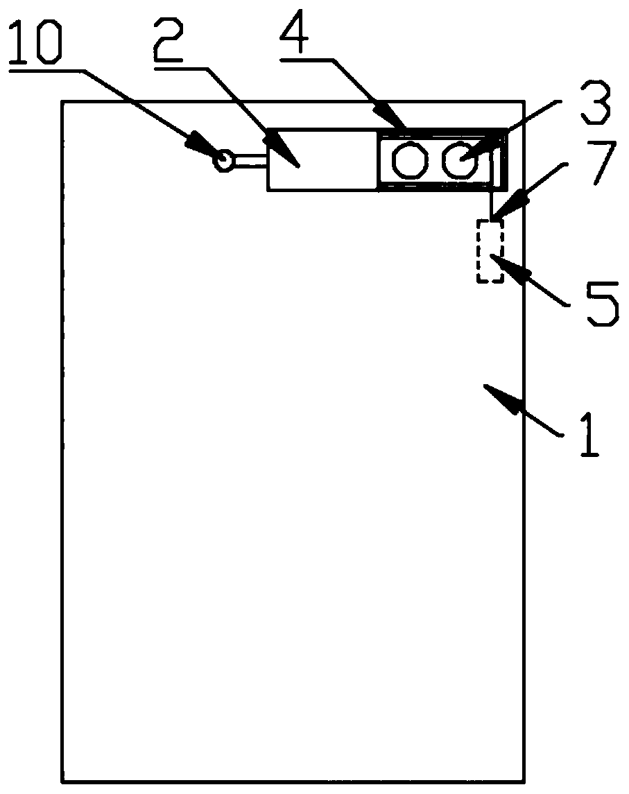 A novel installation method of a camera under a screen