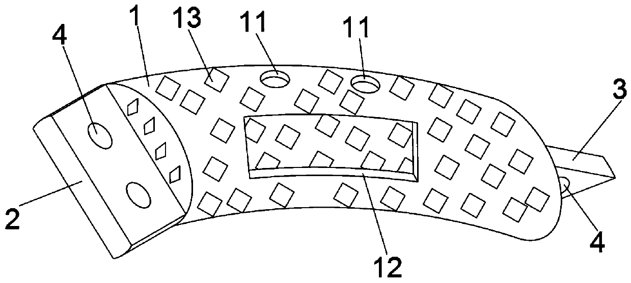 Anterior cervical vertebra self-locking fusion device