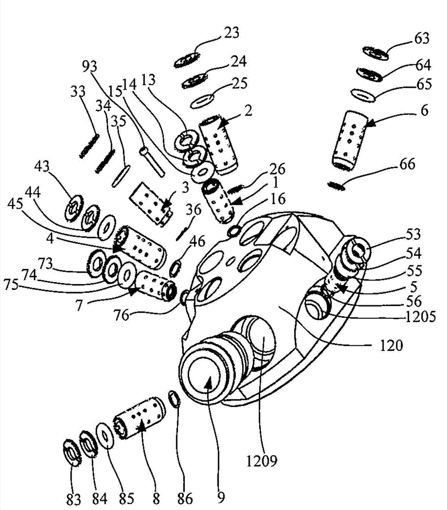 Lens set mounting component and optical measuring system with same