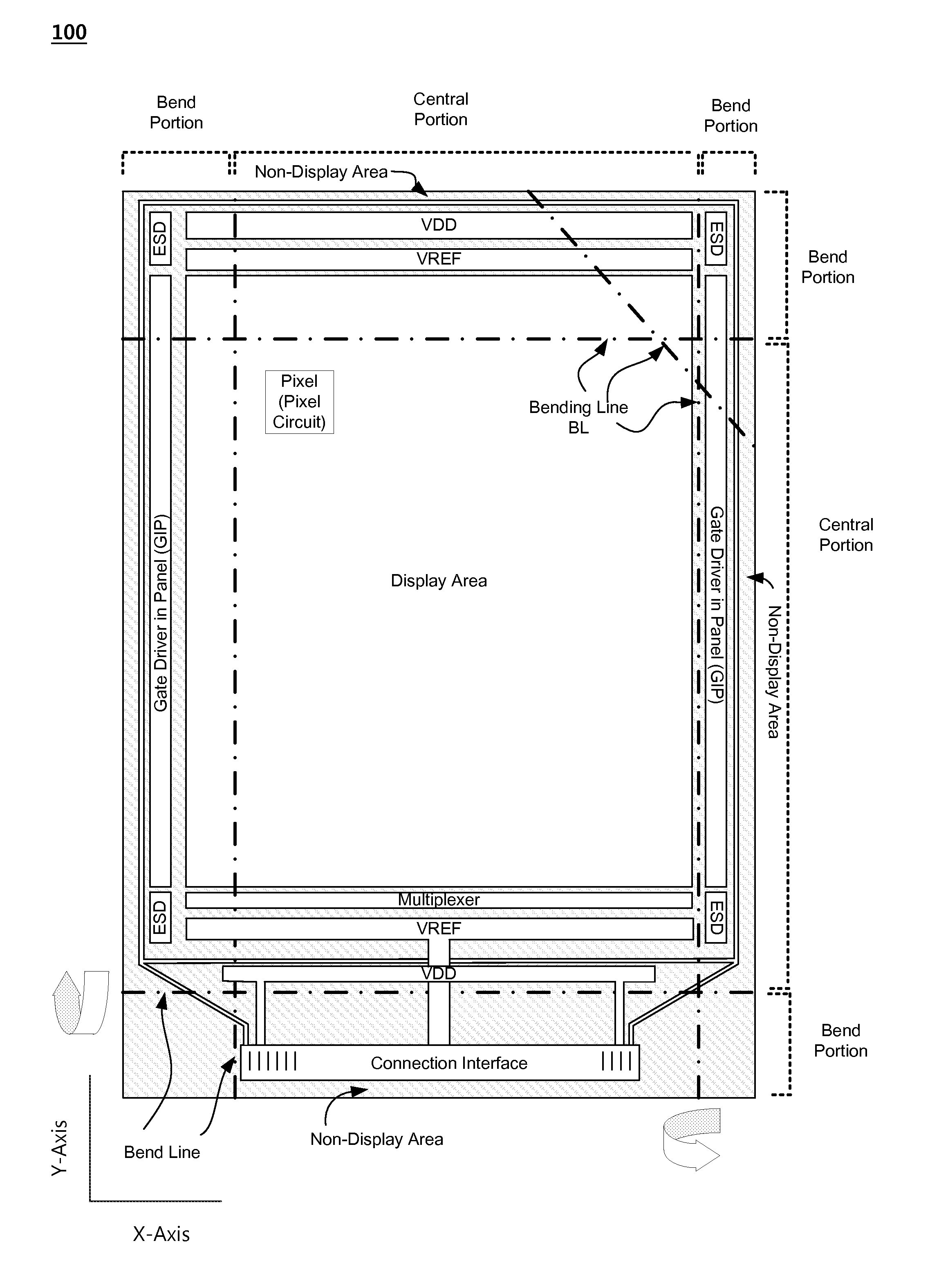 Organic light emitting diode display device with flexible printed circuit film