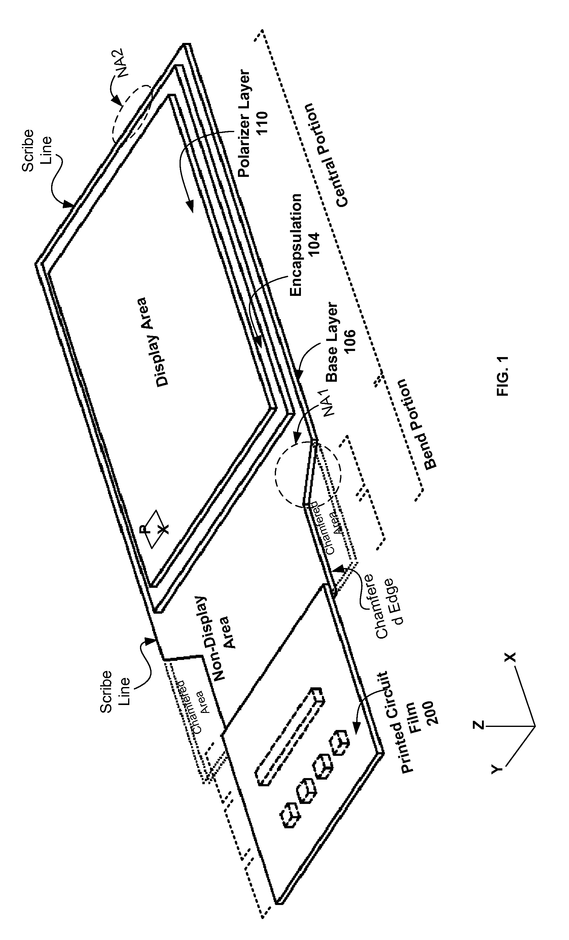 Organic light emitting diode display device with flexible printed circuit film