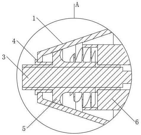 A temperature measuring device for heat treatment temperature of steel coil in bell furnace