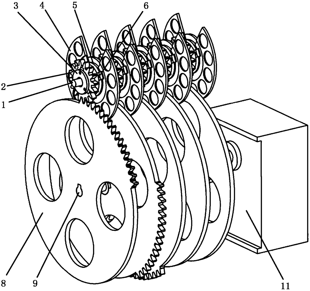 A multi-channel combination filter wheel