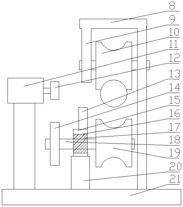 De-icing device for steel-cored aluminum stranded wire of high-voltage transmission line