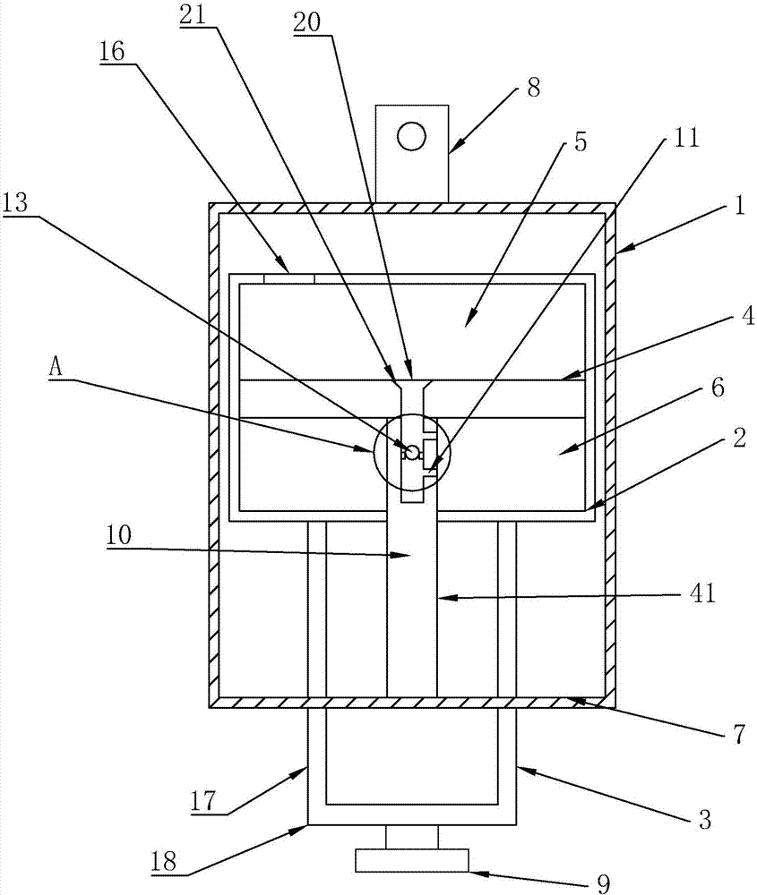 Oil and gas damping anti dance device