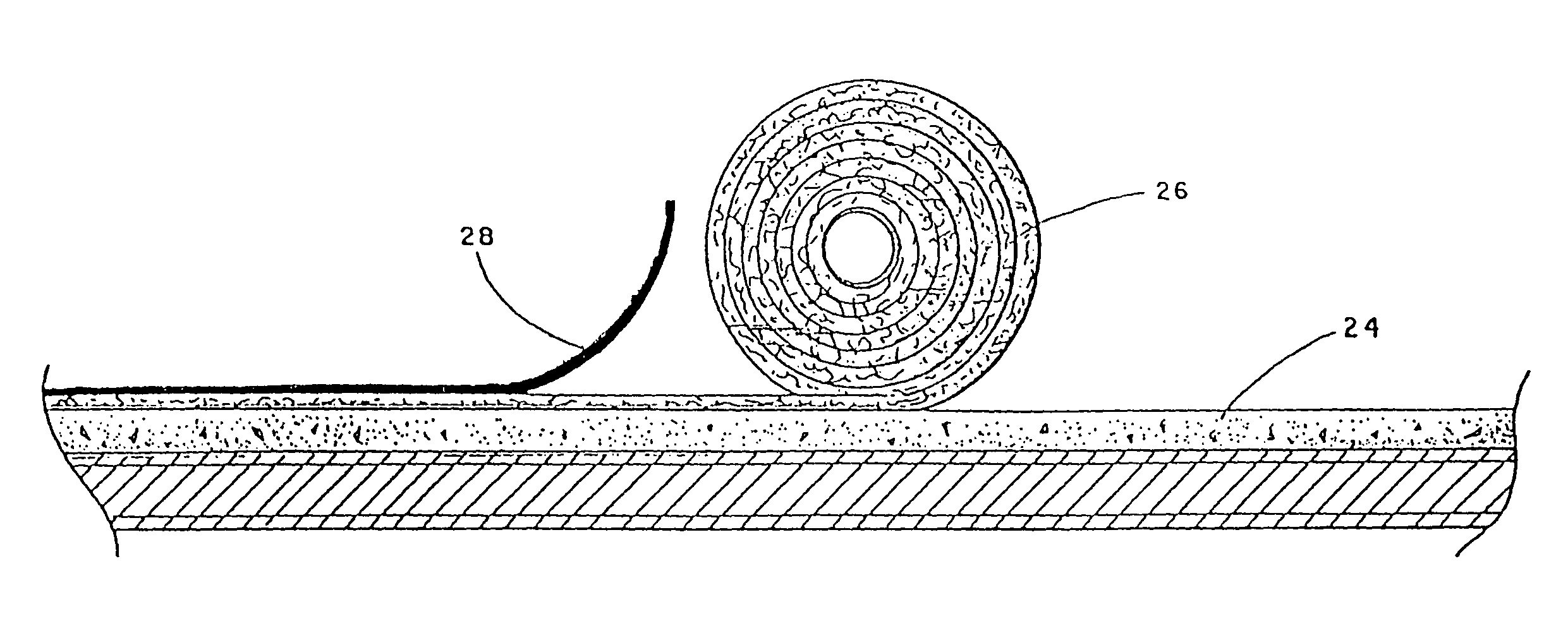 Underlayment mat employed with a single-ply roofing system