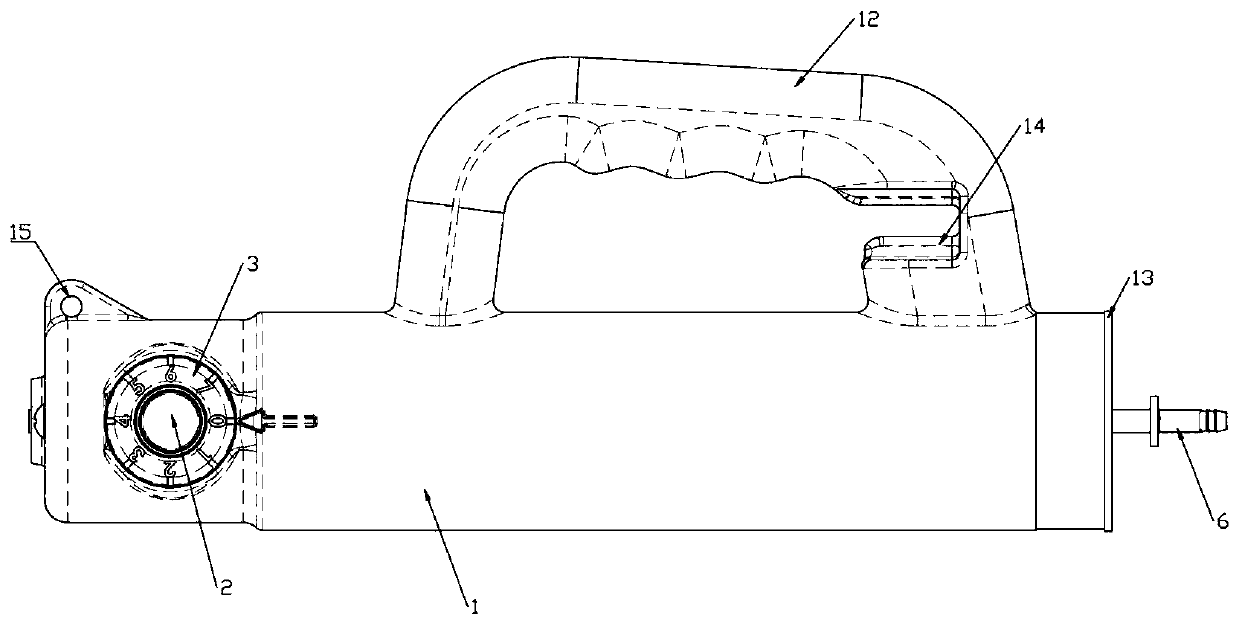 Handheld spray head and manufacturing method thereof