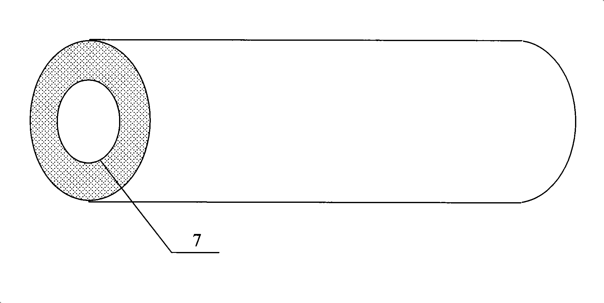 Light and electricity co-transmission fiber and manufacturing method thereof