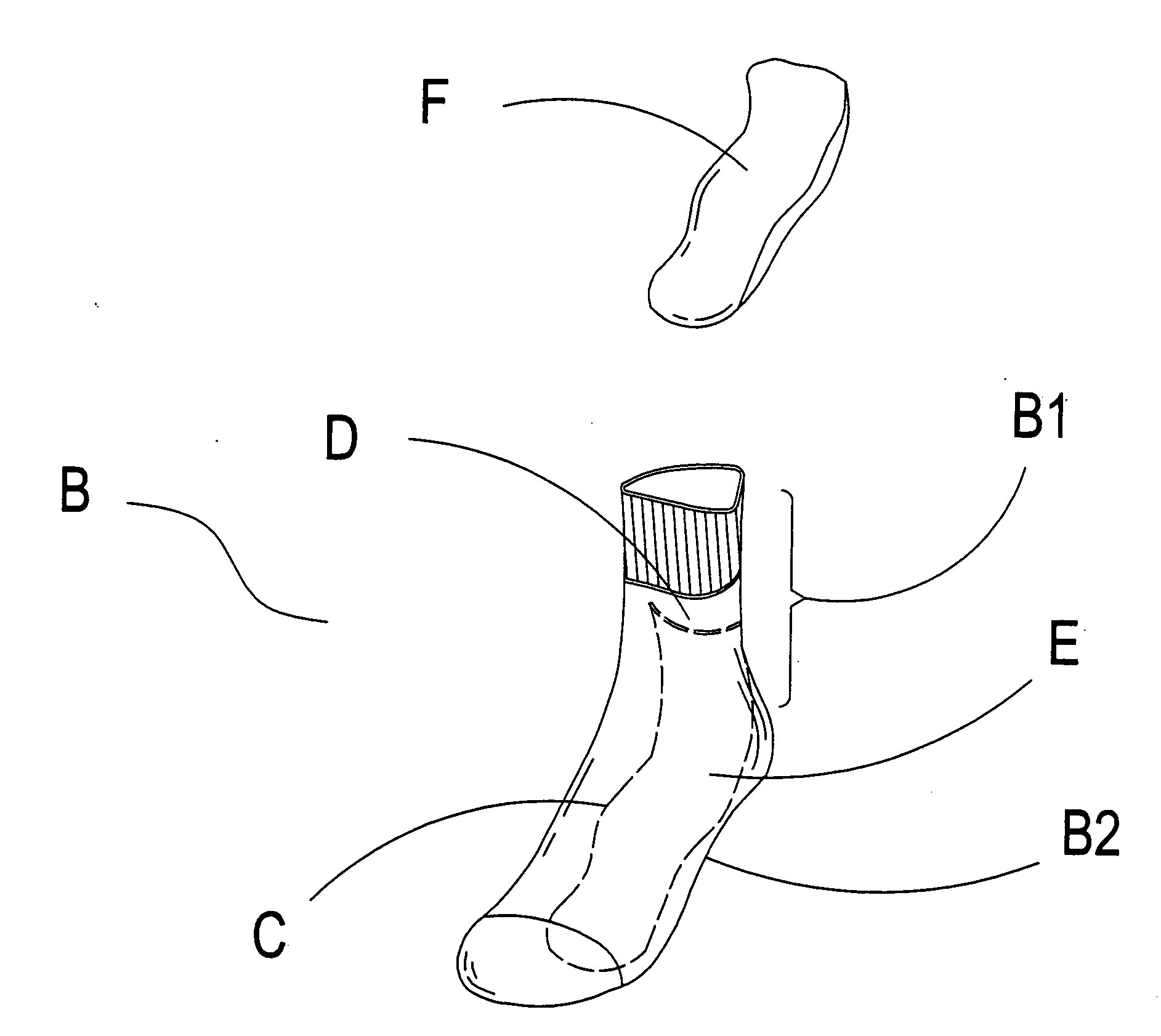 Leg length discrepancy corrective sock