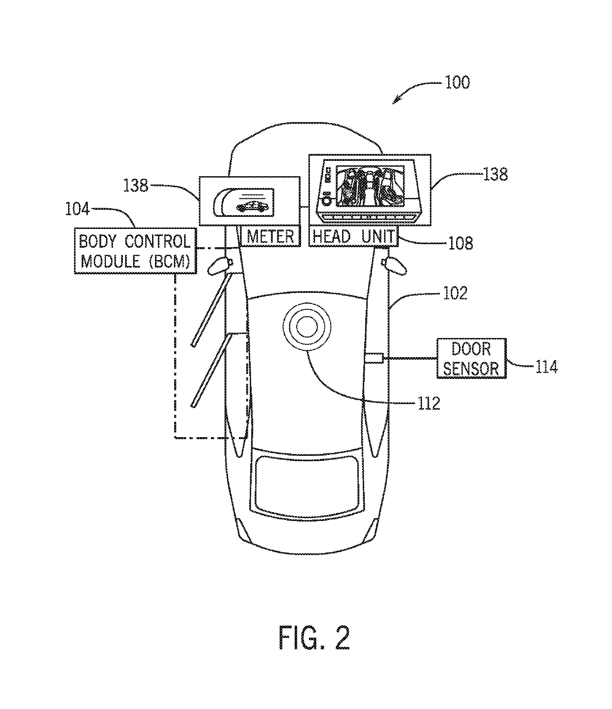 System and method for providing rear seat monitoring within a vehicle