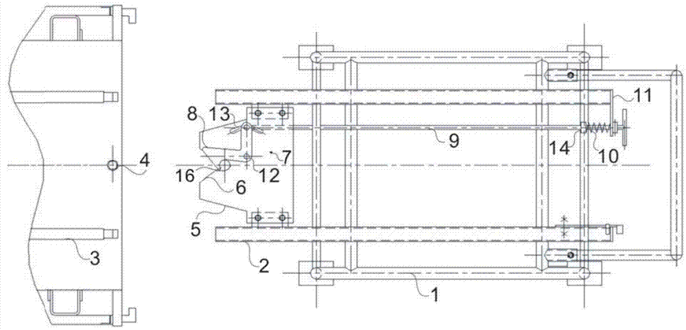 Magnet locking device of carrier