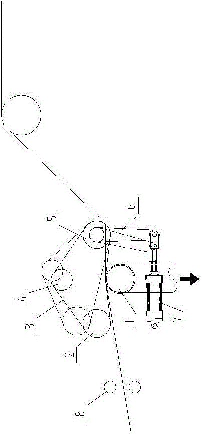 Pressure belt type vacuum dewatering device