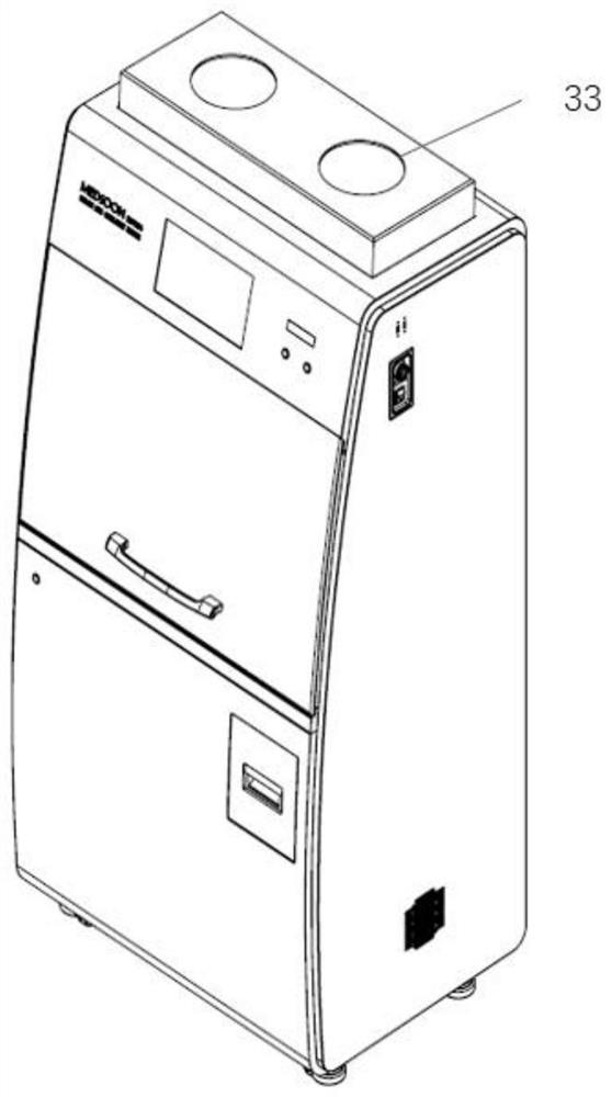 Novel coronavirus sample cup dividing device