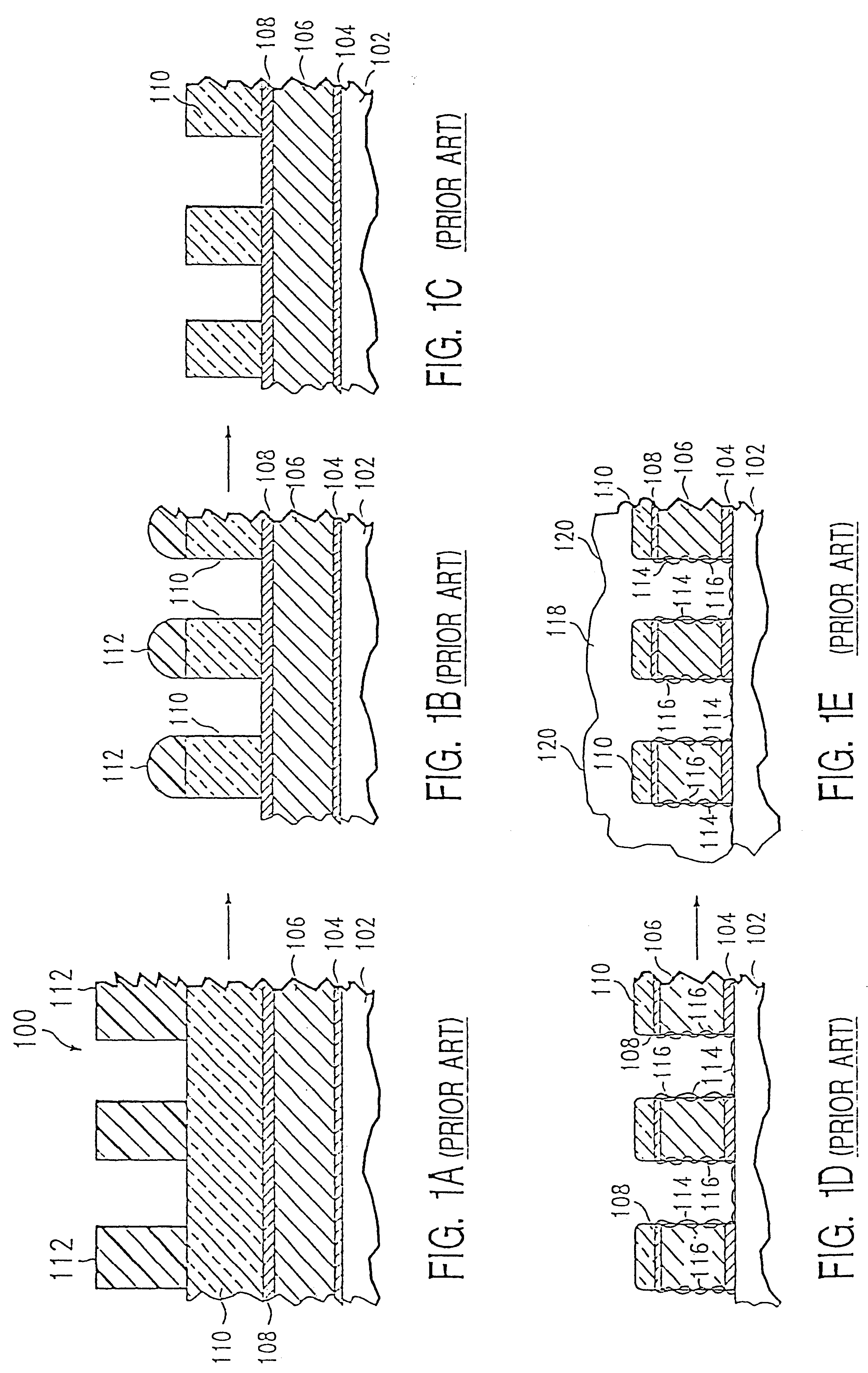 Method of pattern etching a low K dielectric layer