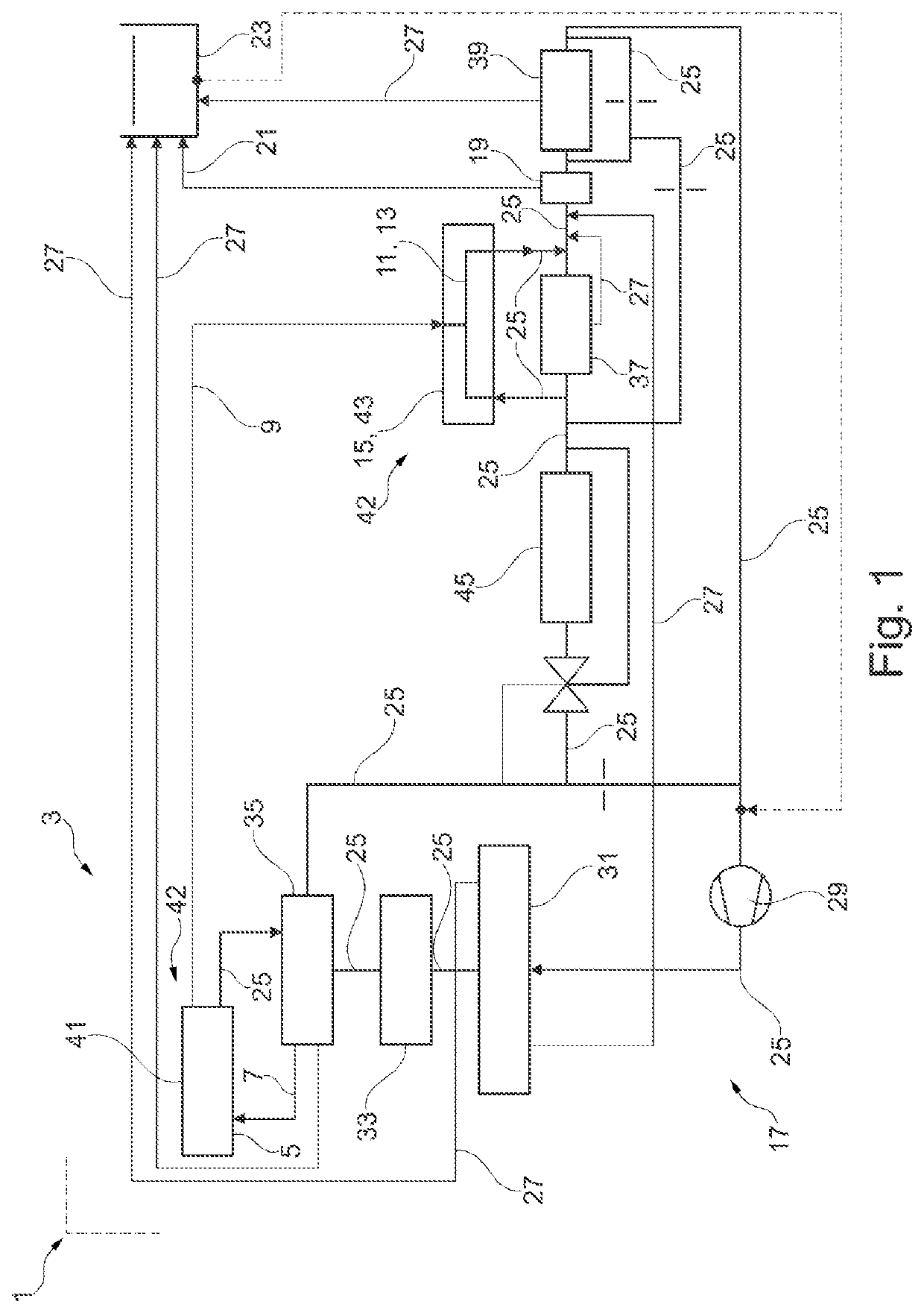 Cooling system, and internal combustion engine comprising a cooling system of said type