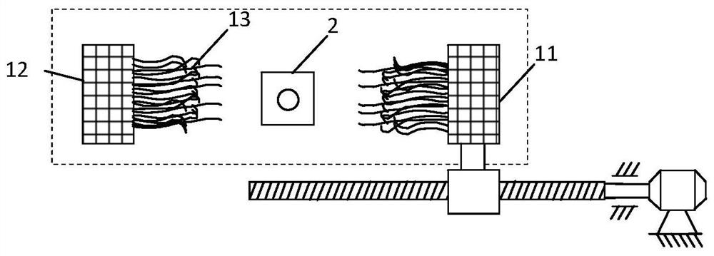 Apparatus and method for reflective measurement of fiber bundle alignment uniformity and fracture morphology