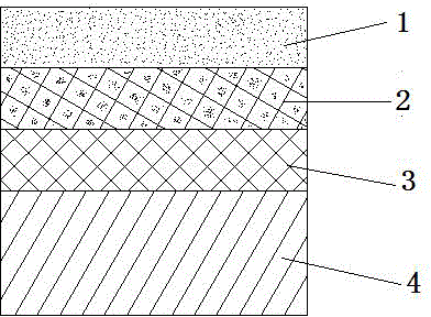 Penetration brazing preparation method of high-content wolfram carbide gradient wear-resisting coating