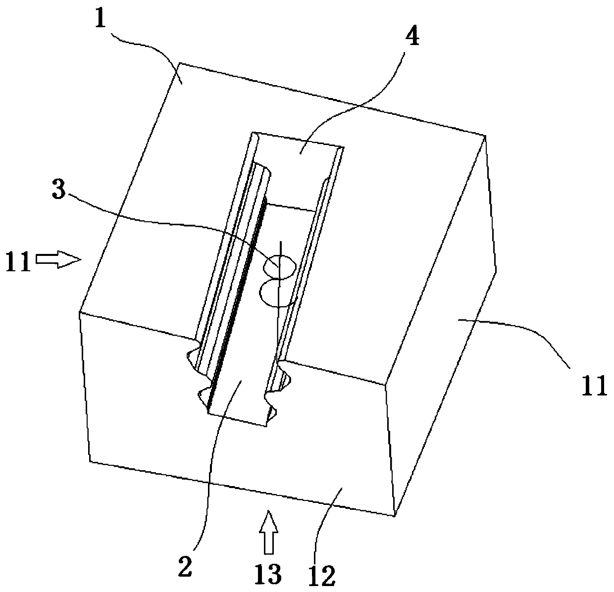 Aero-engine turbine blade sampling clamp