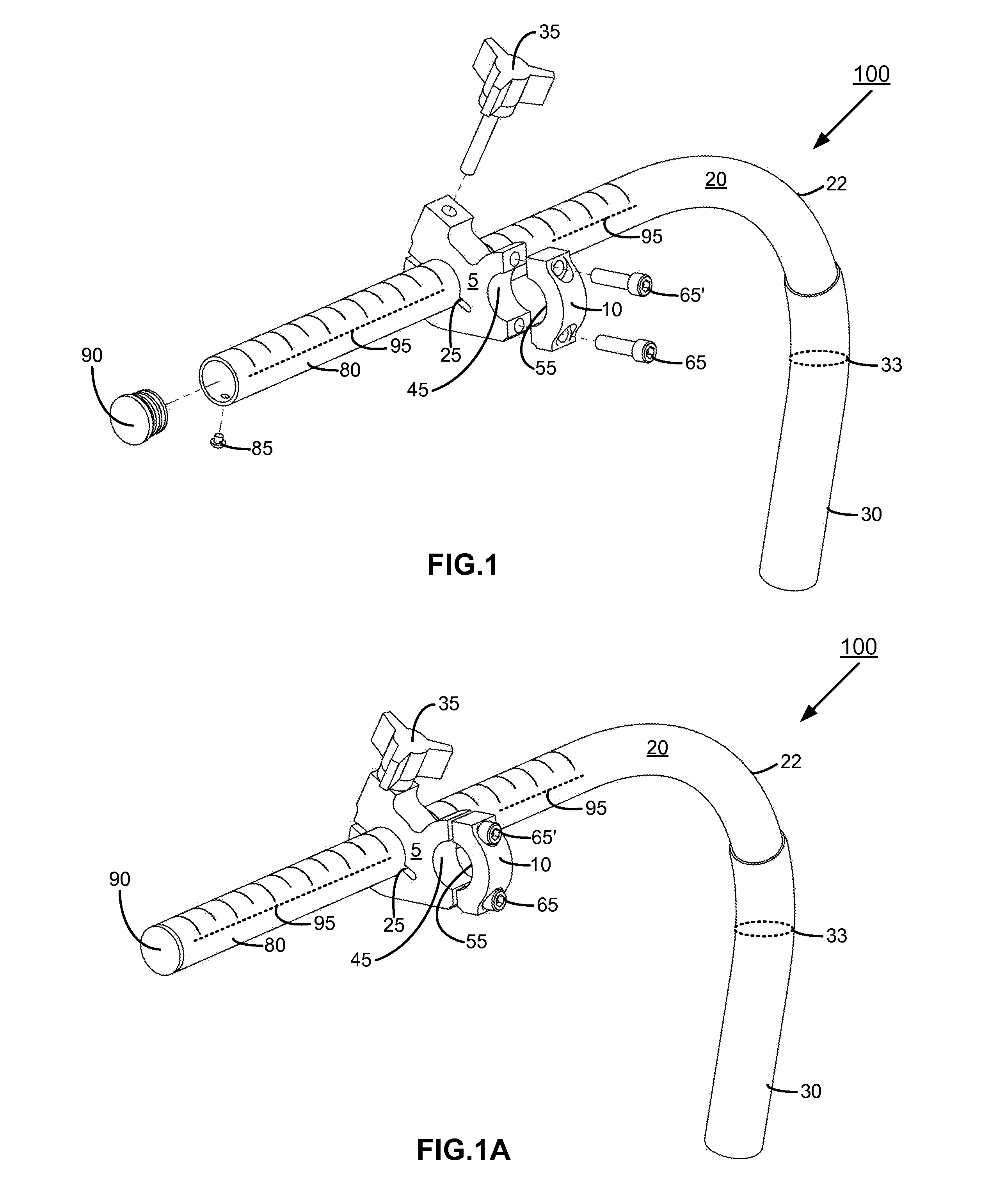 Extensible Handle for a Cart