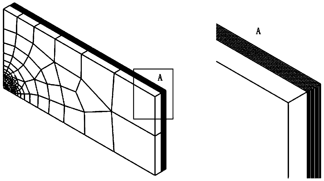 Composite material lightning stroke damage simulation method and device