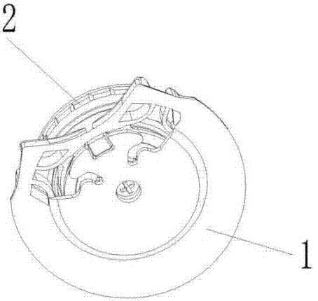 One-way anti-rotation knob