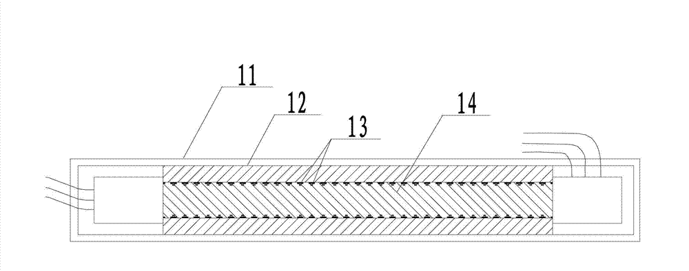 Encapsulating structure of electronic element