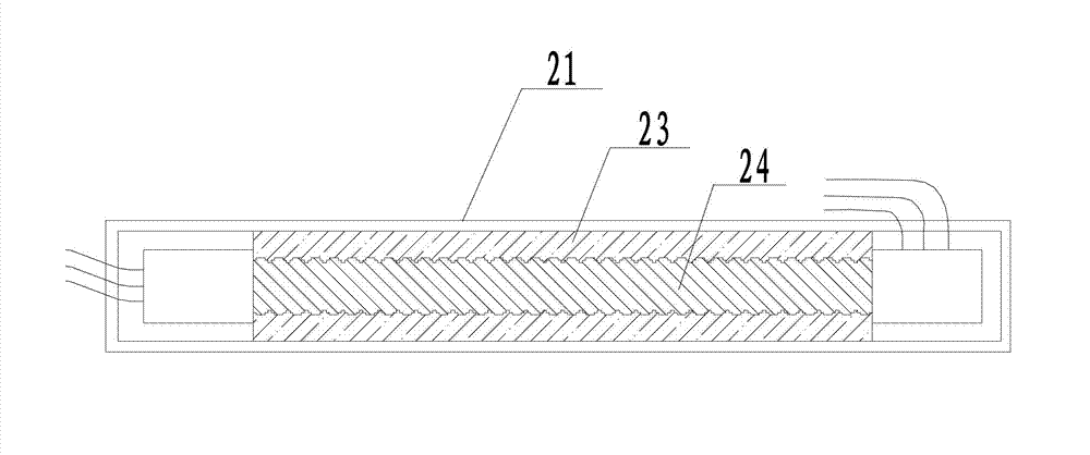 Encapsulating structure of electronic element